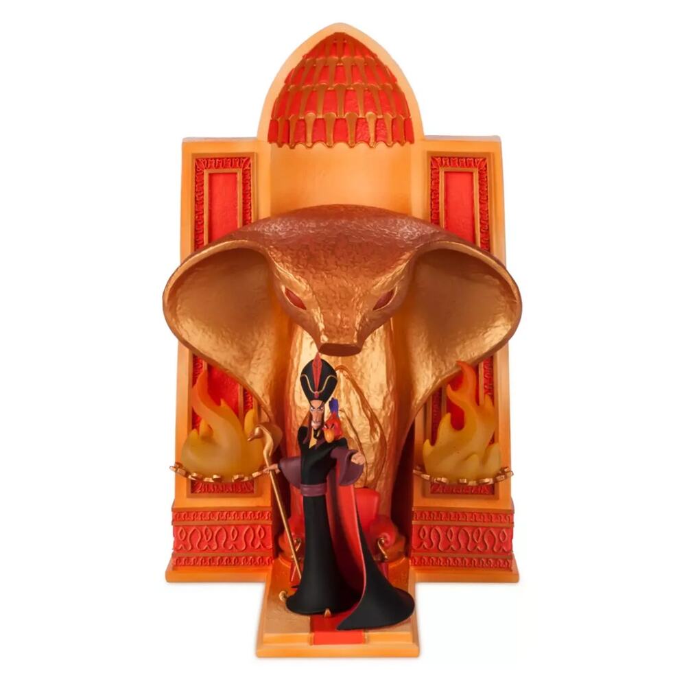 Disney Aladdin 12” Jafar with Iago Light-Up Resin Figurine